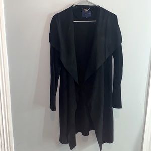 Adrienne Vittadini Faux Suede Duster